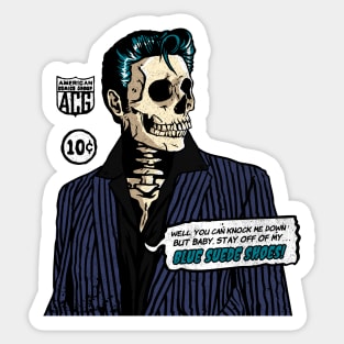 The King Ain't Dead Sticker